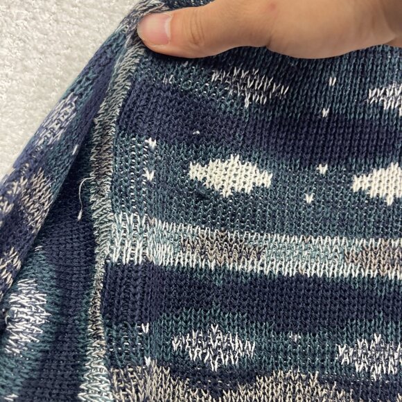 Vintage 90s Sweater Puritan Acrylic Knit Geometric Pattern XL Nostalgia READ - Picture 16 of 16